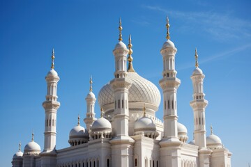 Poster - Mosque against the blue sky.