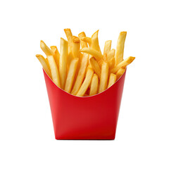 Aufkleber - French fries or fried potatoes in a red carton box