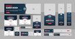 © Pavel - Abstract banner design web template Set, Horizontal header web banner layout