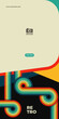 © Luki - 1970s retro wavy line art. Groovy colorful abstract design for background, poster, banner