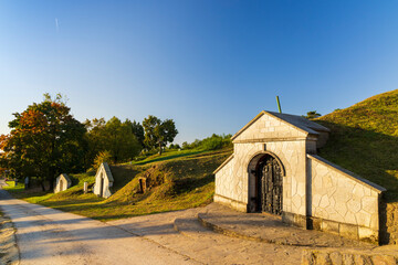 Poster - Traditional wine cellars in Tolcsva, Great Plain, North Hungary