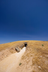 Canvas Print - Dolmen de El Romeral, UNESCO site, Antequera, Spain