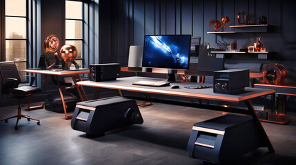 Personalized workstation setups with ergonomic accessories