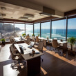 © Faris - Modern Coastal Workspaces: Brown and Beige Harmony for Success