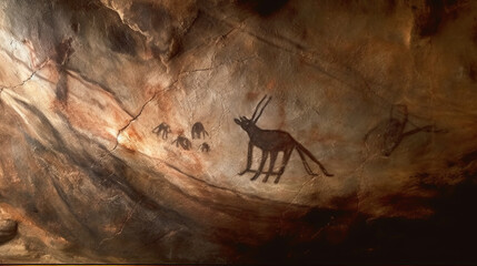 Cave painting - cave art - cave - prehistory - caveman