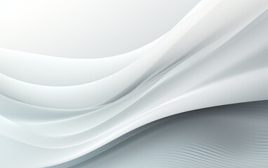 Smooth white wave background 