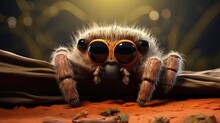 Friendly And Kawaii Spider Arachnid