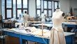 © visoot - A tools and equipment of the fashion design in workshop.