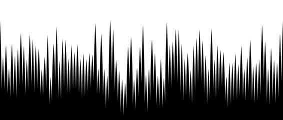 Aufkleber - Straight speed lines repeating pattern. Black and white vertical stripes gradient. Abstract fast effect texture. Comic cartoon rays and beams wallpaper. Vector background