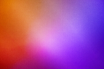 Red coral fire orange yellow gold white pink lilac purple violet blue abstract background. Color gradient ombre blur. Rough grain noise. Rainbow fun.Light hot bright neon electric glitter foil. Design