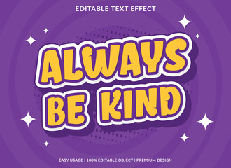 Poster - text effect template design with 3d style use for business brand and logo