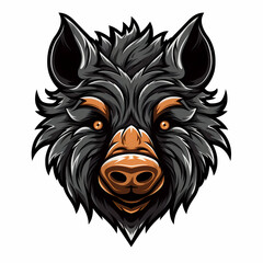  wildboar head logo