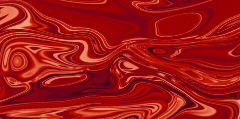 Wall Mural - Fire flames red  background liquid marble surfaces design. Abstract color acrylic pours liquid marble surface design. Beautiful fluid abstract paint background.