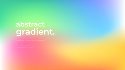 Poster - Colorful modern abstract gradient background