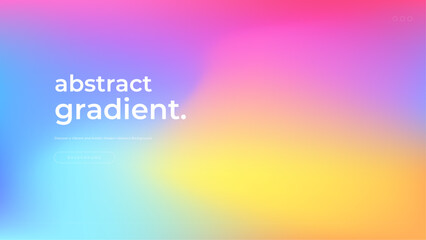 Poster - Vector colorful gradient trendy background abstract
