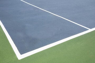 Poster - Digital png illustration of tennis court n transparent background