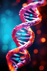 Wall Mural -  DNA Helix Abstract Background