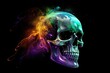 © PixelParlour - skull abstract background