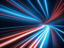 Speed Of Light Red Blue Colors Background