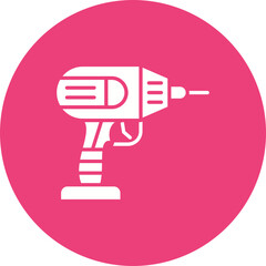 Canvas Print - Hand Drill Icon