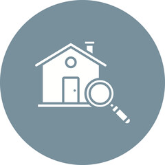 Poster - Search House Icon