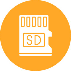 Canvas Print - Sd Card Icon