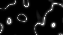 Glowing Black And White Neon Abstract Pattern Minimal Geometric Sci-fi Futuristic Technology Background