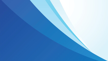 Poster - paper layer circle blue abstract background. curves and lines use for banner, cover, poster, wallpap