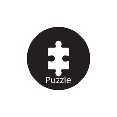 Wall Mural - icon puzzle vector