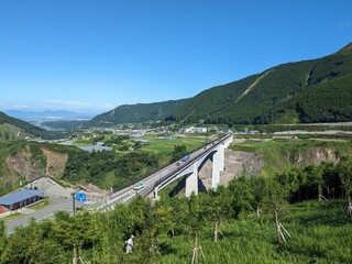 Poster - the new Aso Bridge, The symbol of Aso reconstruction after Kumamoto earthquake 2016