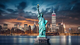 Fototapeta  - statue of liberty in new york