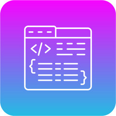 Web Coding Icon