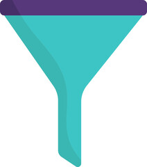 Poster - Purple And Turquoise Filter Icon In Flat Style.