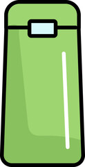 Poster - Cream Tube Icon In Green And Blue Color.