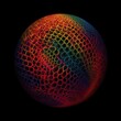 background with ball. Generative AI