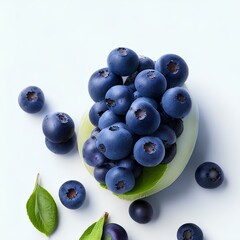 Fruit on a Plain White Background