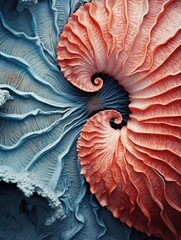 Poster - vertical wallpaper. seashell.
