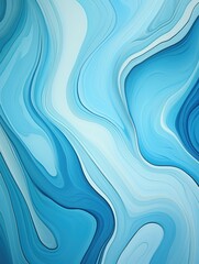 Wall Mural - vertical wallpaper. blue marble.