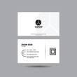 
minimalist elegant business card design with Mockup Vector illustration Minimalist Business Card for business and personal use template modern and clean style.
