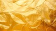 Gold Foil Leaf: Shiny Wrapping Paper Texture Background for Elegant Decorations
