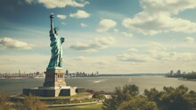 Statue Of Liberty New York,generative AI