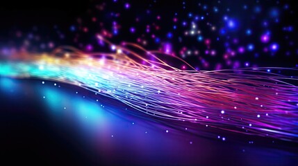 Fiber optic cable background