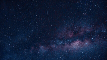 Background with stars, Shooting Star night galaxy