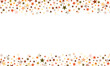 falling stars thanksgiving border background colorful confetti fall colors autumn falling particles wallpaper isolated