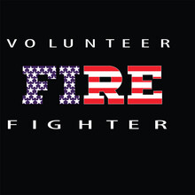 Volunteer Fire Fighter T-shirt Design