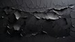 black paper ripped message torn