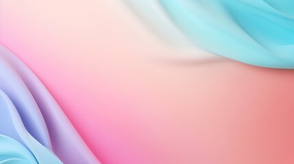 Wall Mural - modern gradient pastel background with copy space. satin fabric texture.