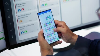 Aufkleber - Business Schedule Calendar
