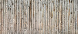 Fototapeta Uliczki - Seamless texture of an old wooden fence. Floor board. Pine board. Template or pattern.