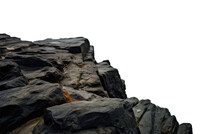 POV Of A Cliff Top Edge. Transparent PNG File.